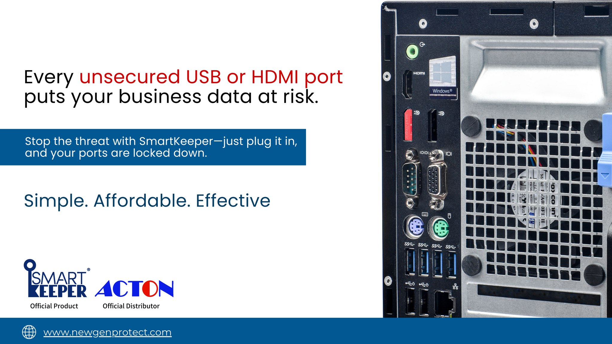 Acton - An open #USB or network port is an open invitation for data ...