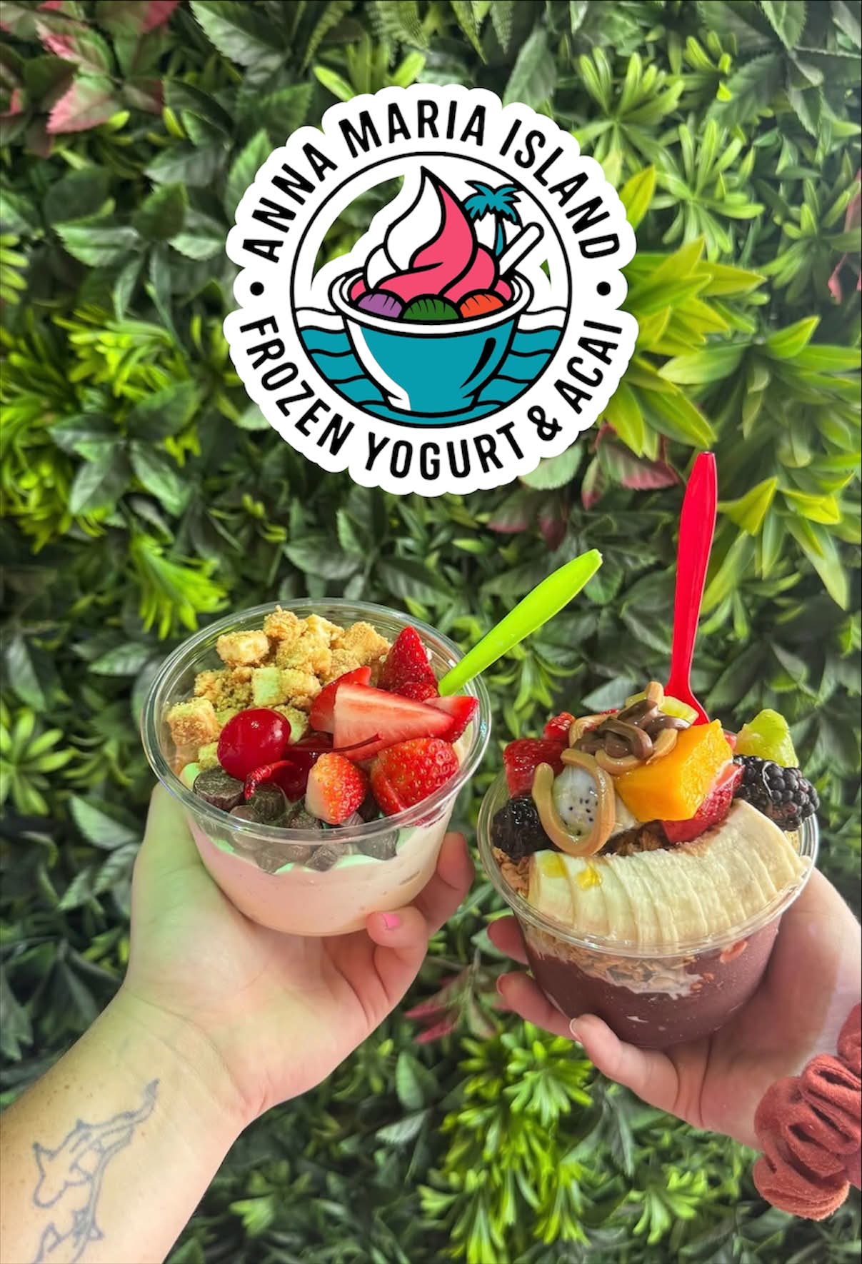 Frozen yogurt and acai bowls on Anna Maria Island | Holmes Beach, FL