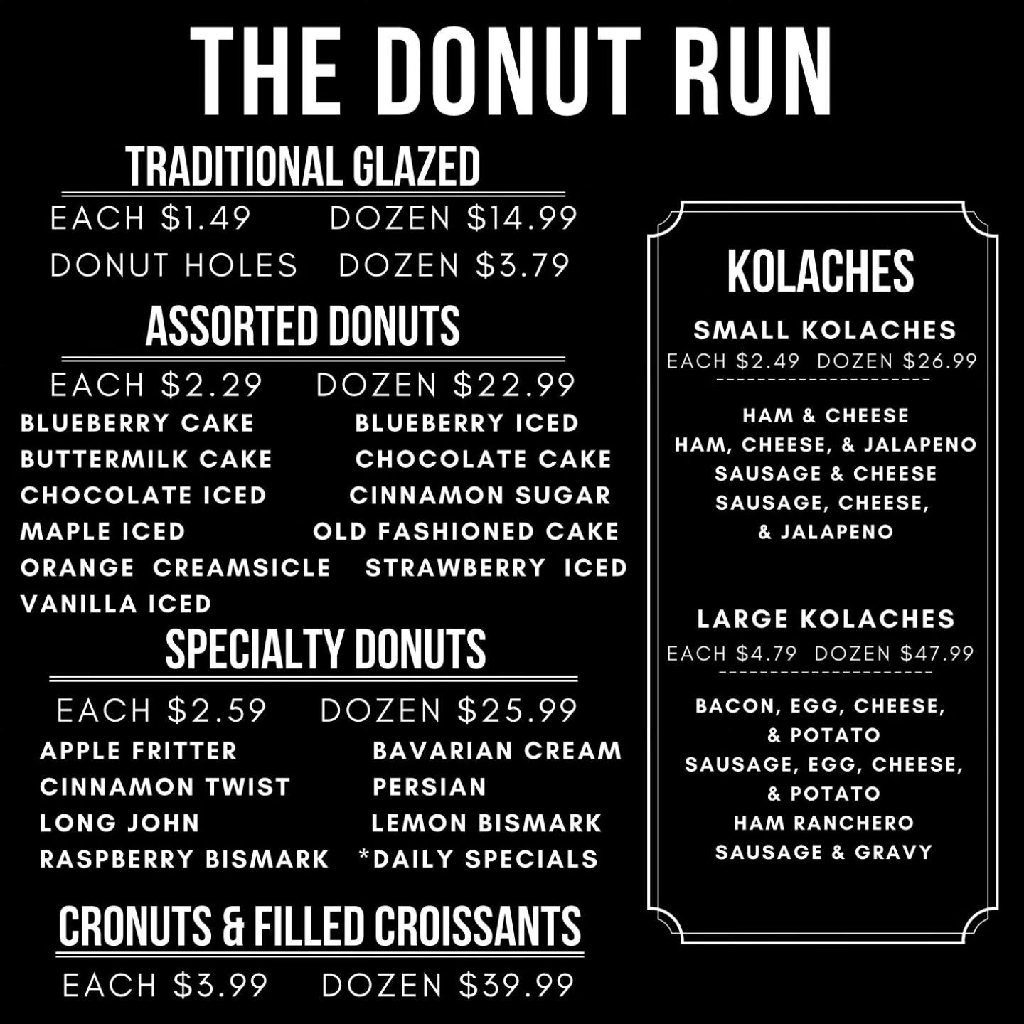 Our ✨️ new and improved ✨️ menu is here!! Check it out and let