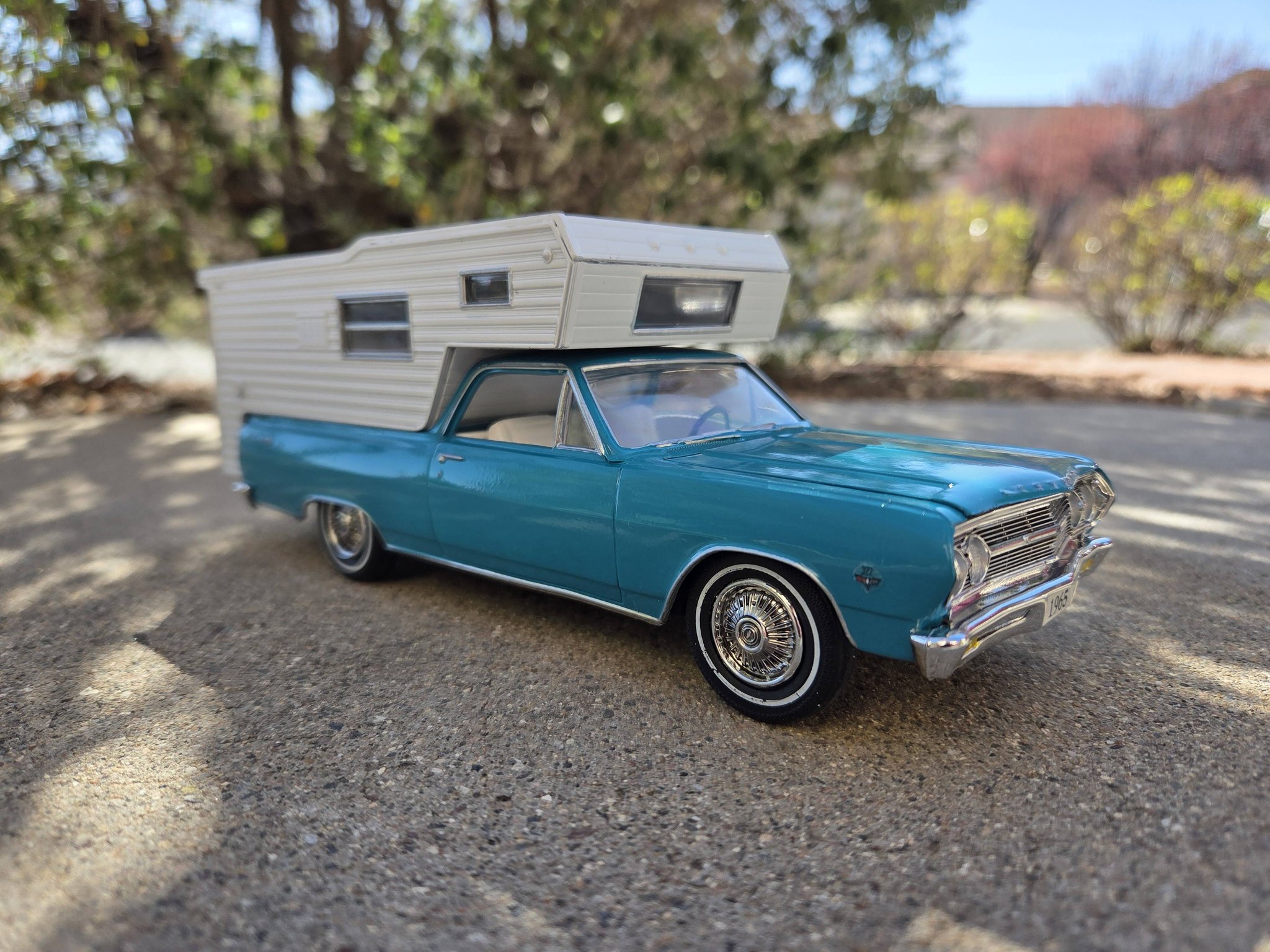 Another one for the shelf. AMT 1965 El Camino with camper