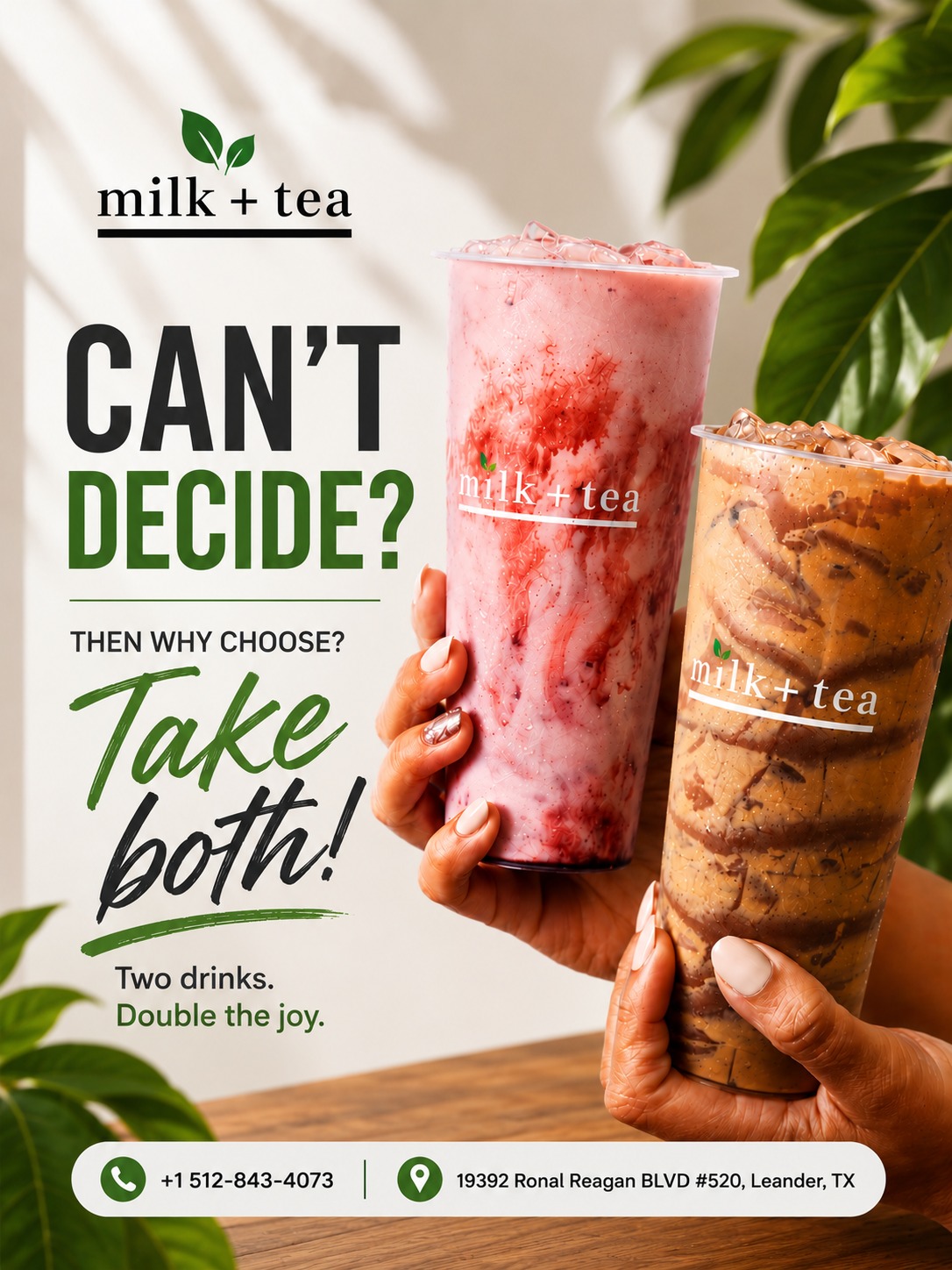 Milk + Tea Leander | Georgetown TX