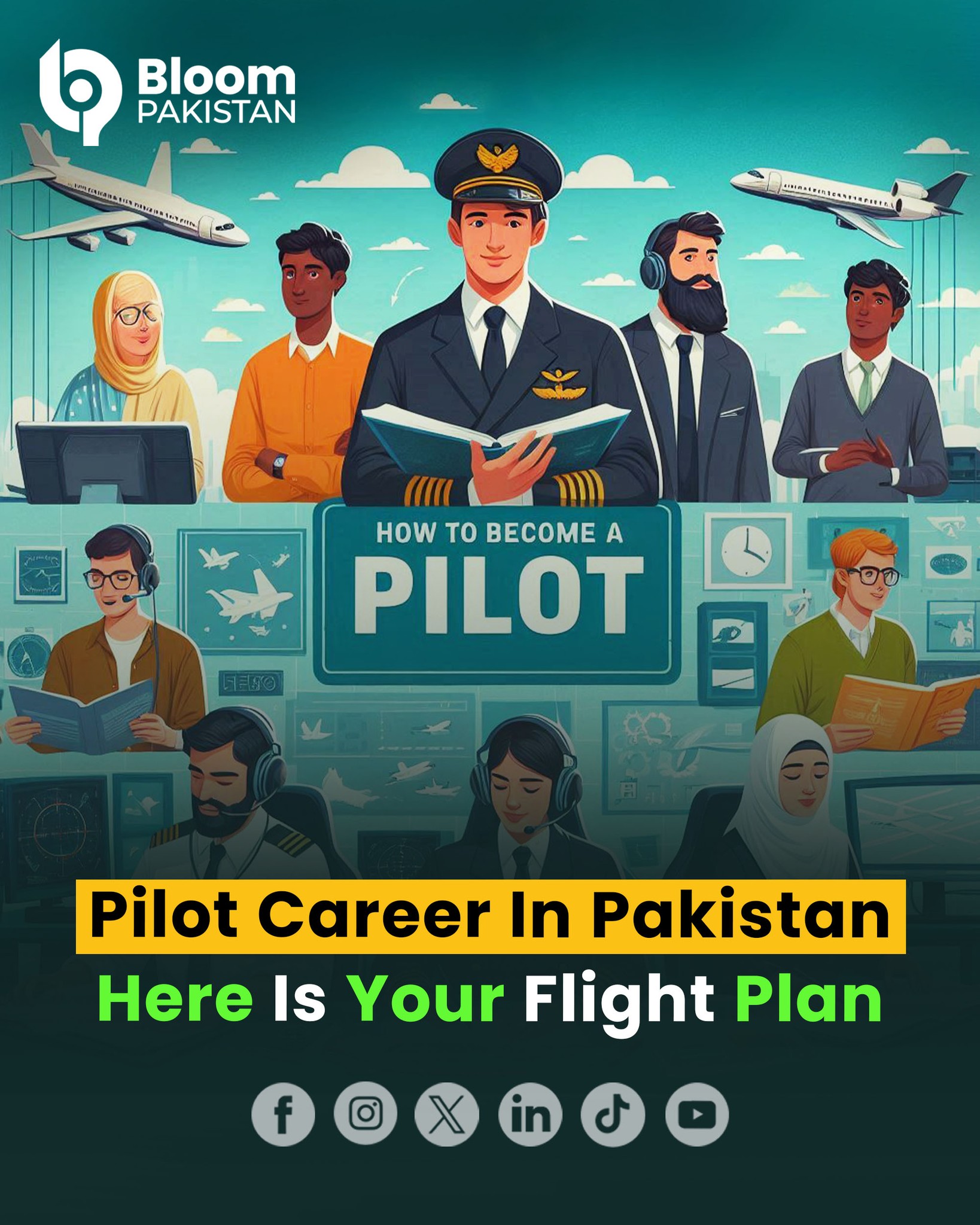 Bloom Pakistan - How to Be a Pilot in Pakistan:... | Facebook