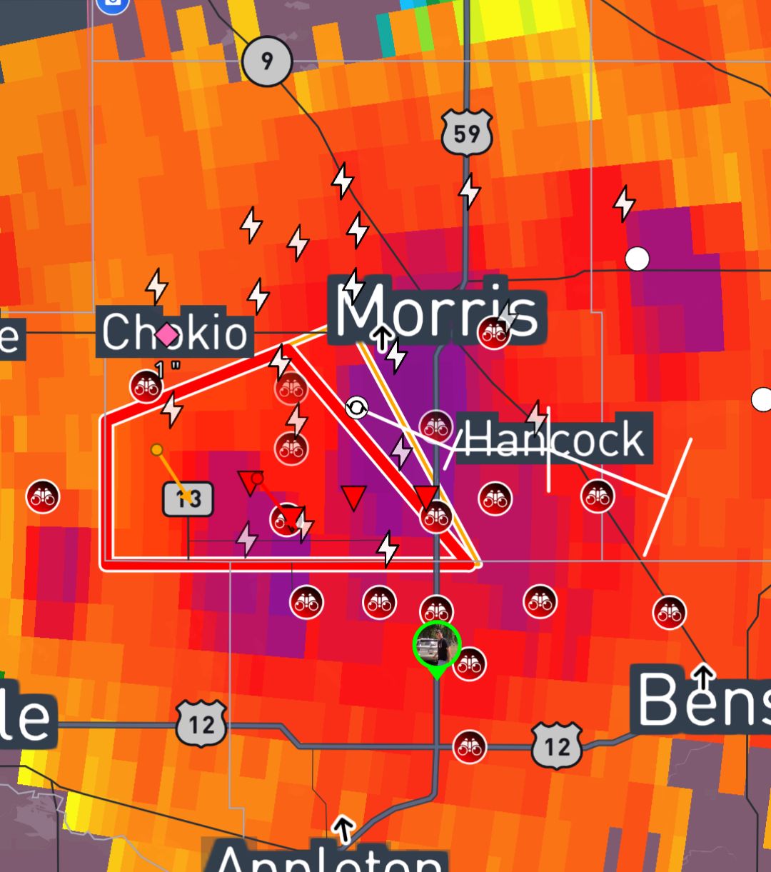 Confirmed #tornado 8 pm CST At 751 PM CDT, a confirmed tornado was