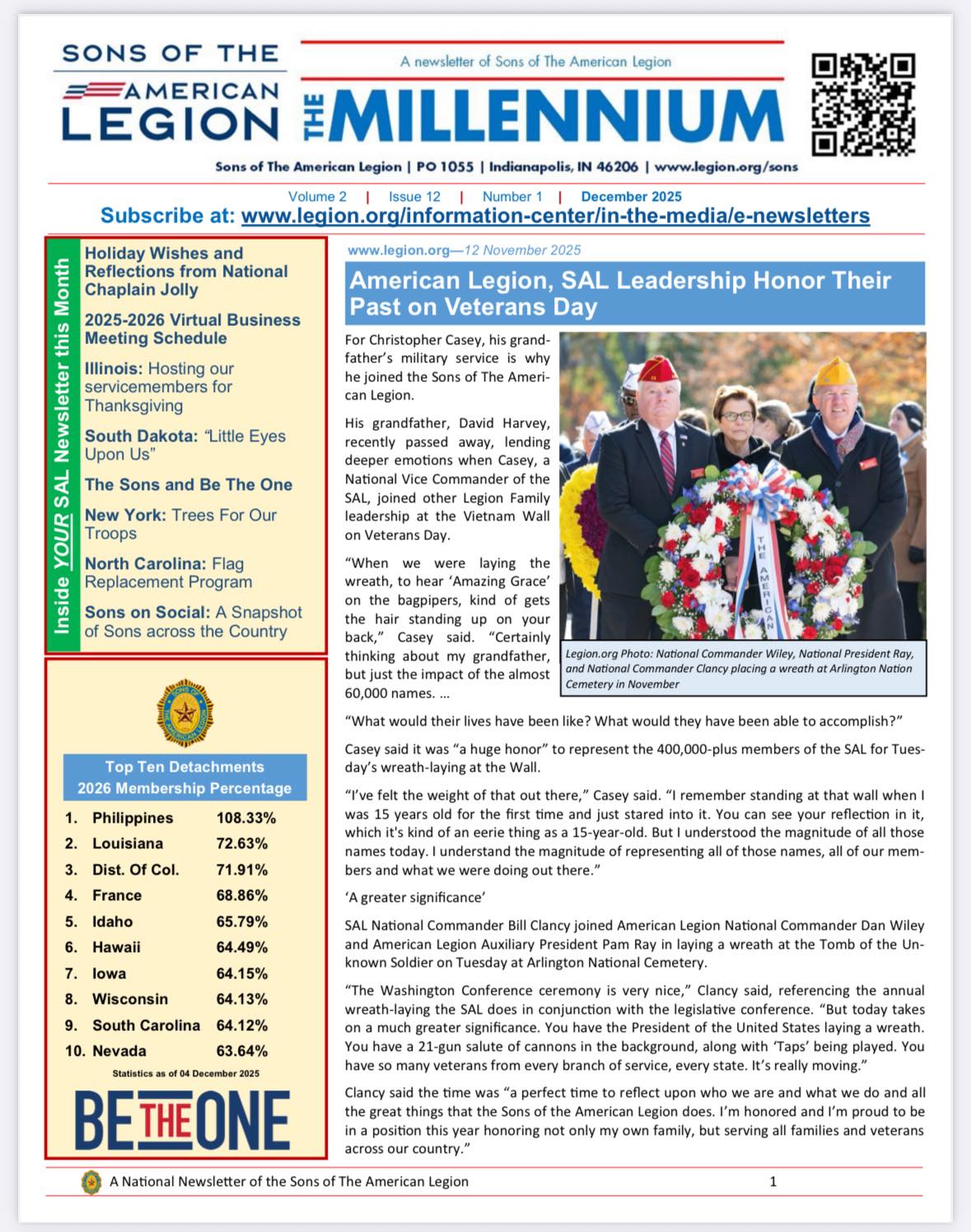 The Millennium: - Here it is … the December edition of The Millennium ...