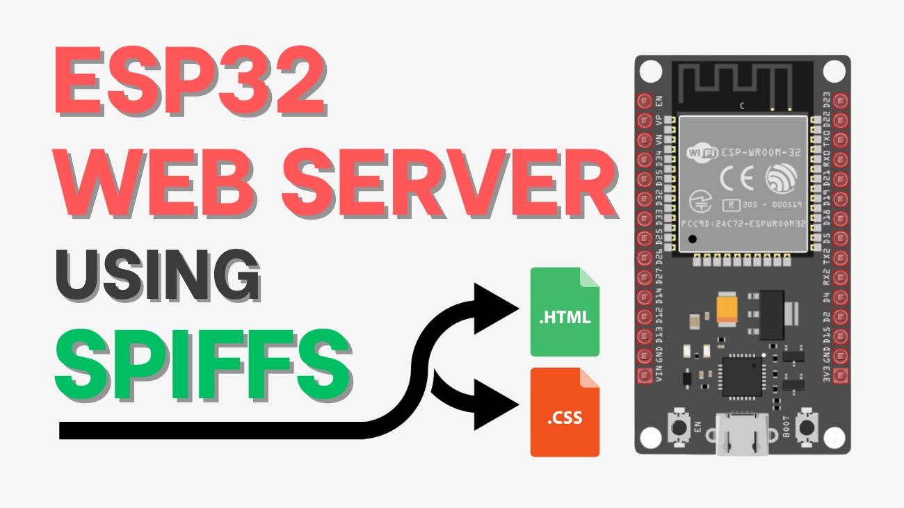 ESP32 ESP8266 For Beginner | ESP32 Web Server using SPI Flash File ...