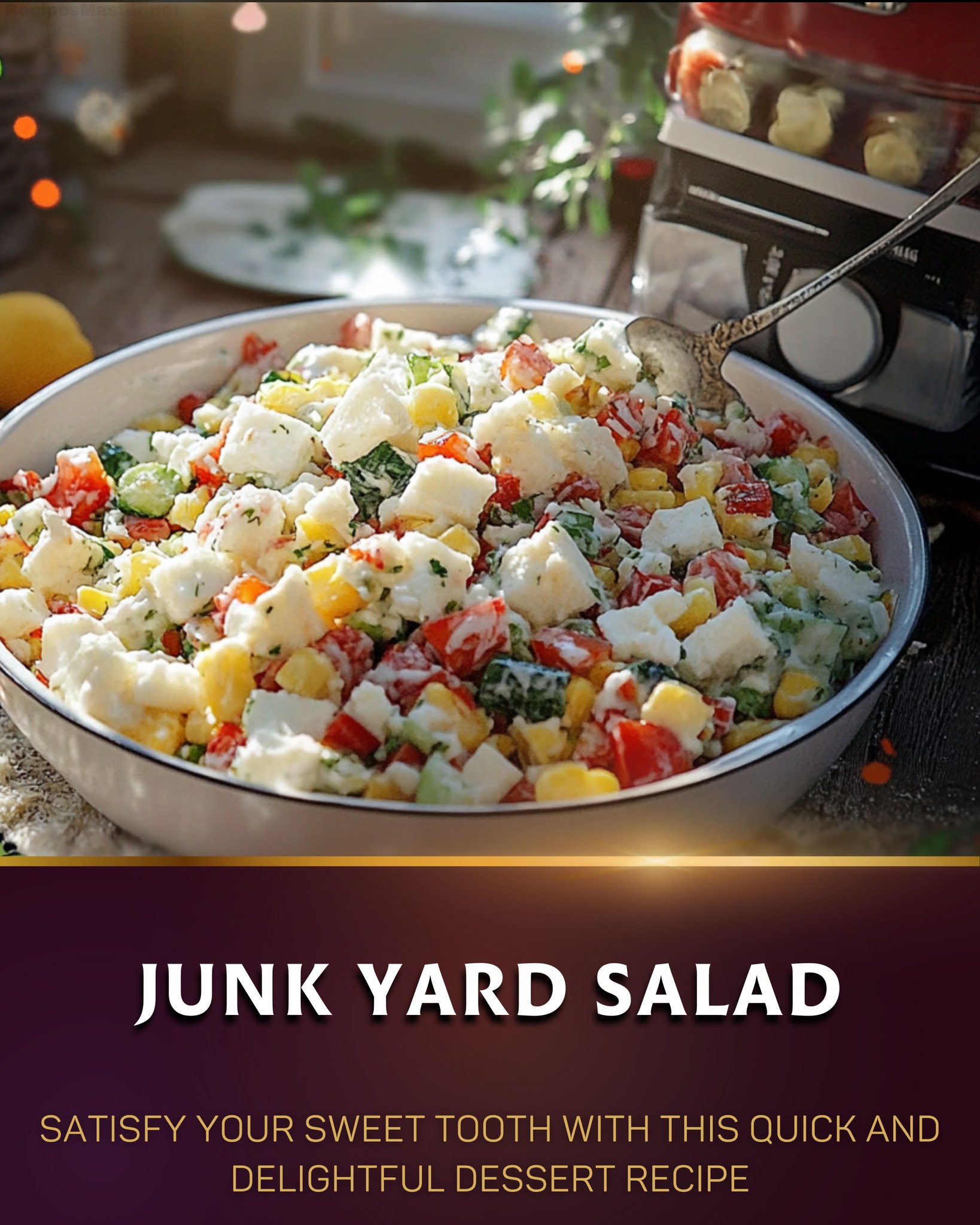 Recipes - JUNK YARD SALAD Satisfy your sweet tooth with this quick and ...