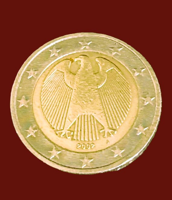 The 2002J 2 euro coin from Germany is a significant piece of