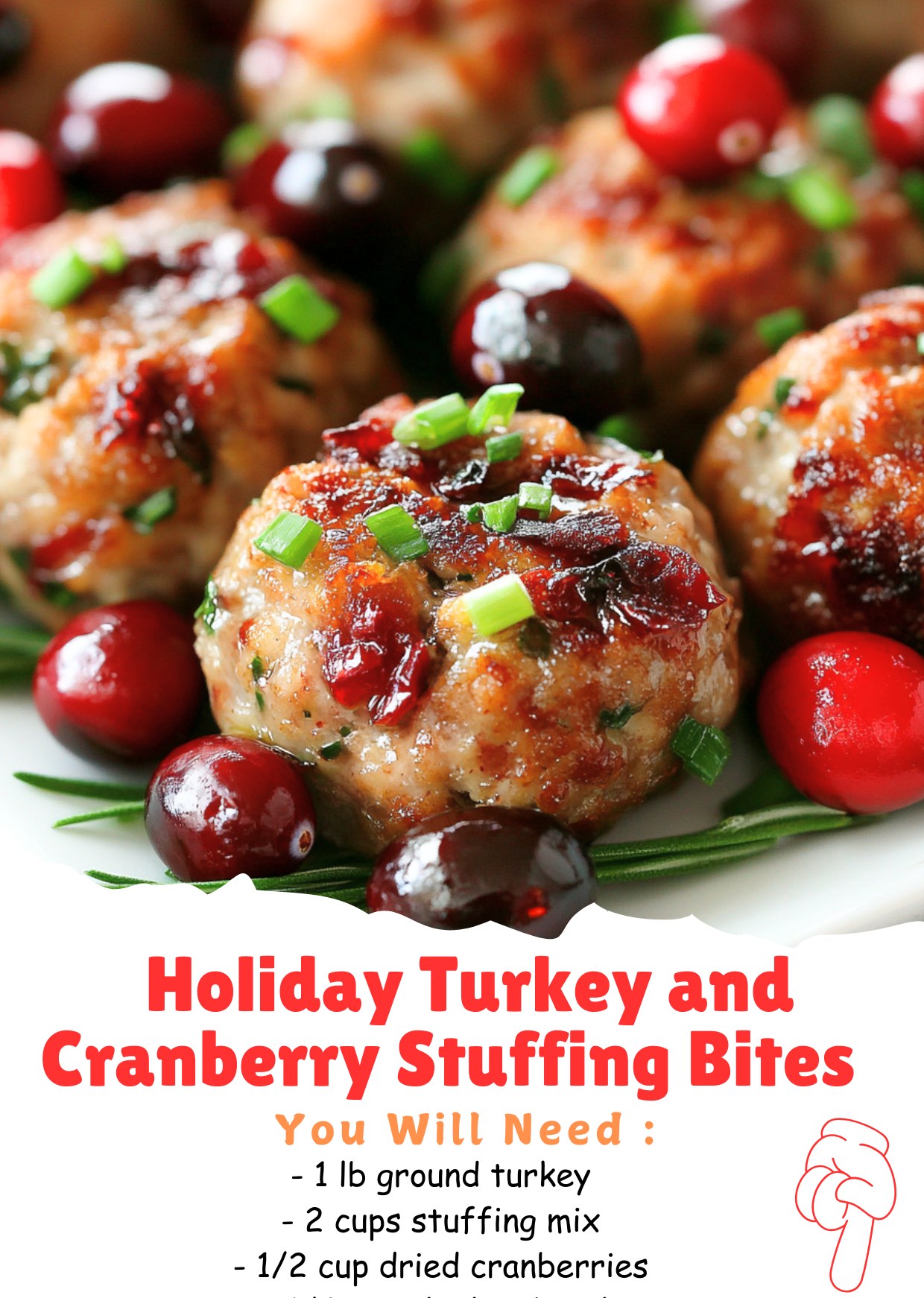 KitchenMia - Hosting a feast? These Cranberry Turkey Stuffing Balls are ...
