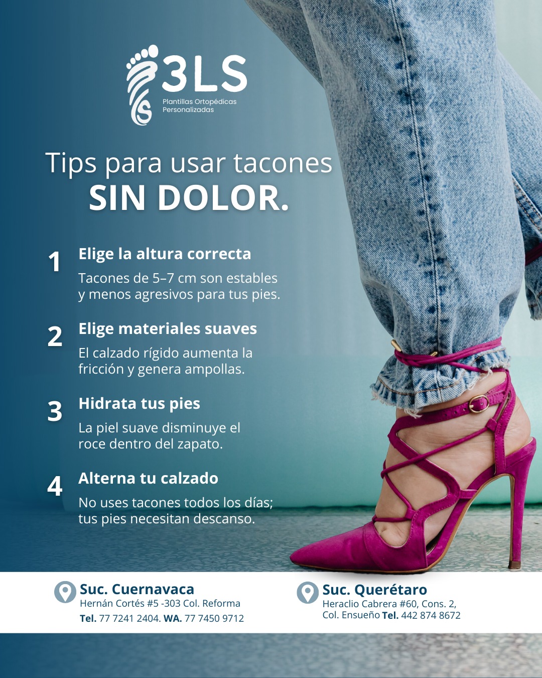 3LS - 👠 Tips para usar tacones SIN dolor Sí se puede lucir increíble ...