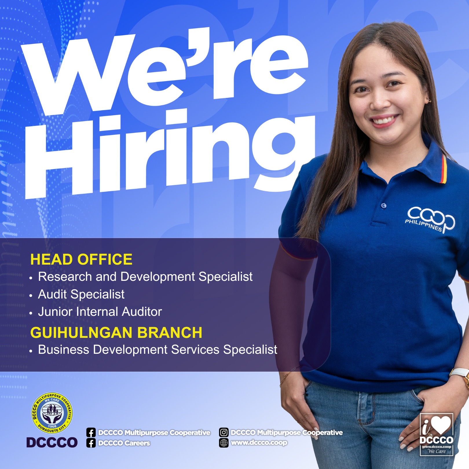 DCCCO Careers | Dumaguete City