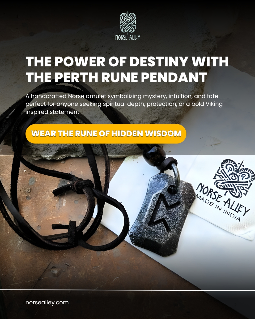 Norse - Every rune carries the weight of destiny Wear the wisdom hidden ...