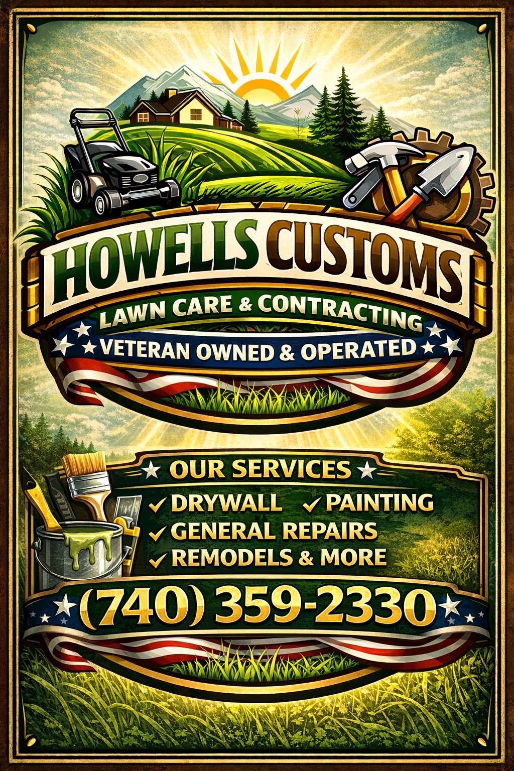Howells Customs Lawn Care & Contracting LLC