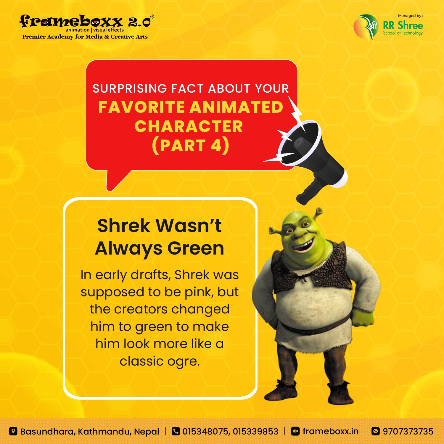 Frameboxx Nepal - 🎨 Did you know? Shrek wasn’t always... | Facebook