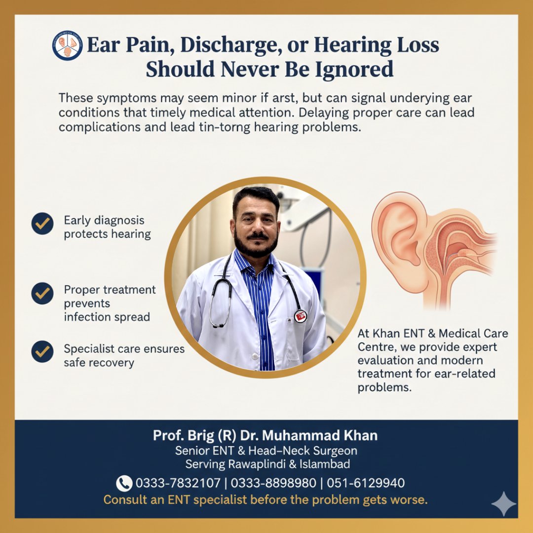 Khan - Ear pain, discharge, or hearing loss should never be ignored ...