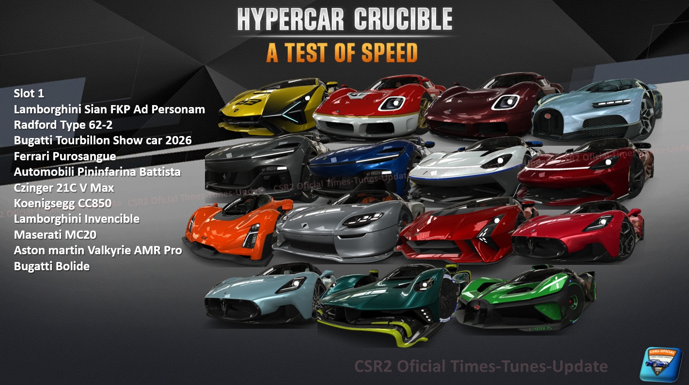 CSR2 Oficial - CSR2 Oficial Times-Tunes-Update