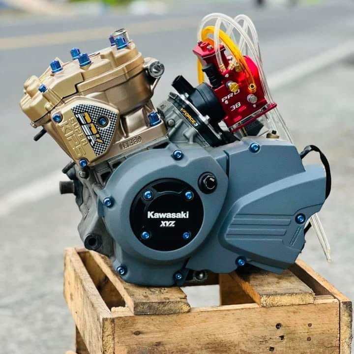 Kawasaki KRR 150 Equipped with Billetron Pro-Series 38: The high