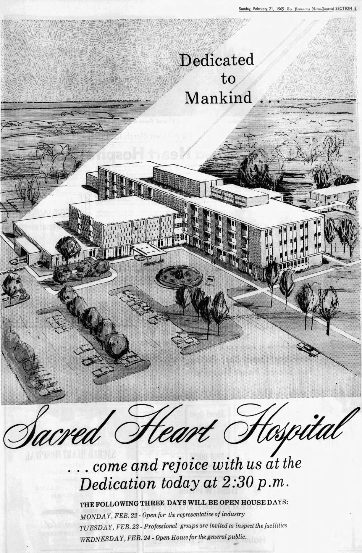 Vintage operating room at Sacred Heart Pensacola