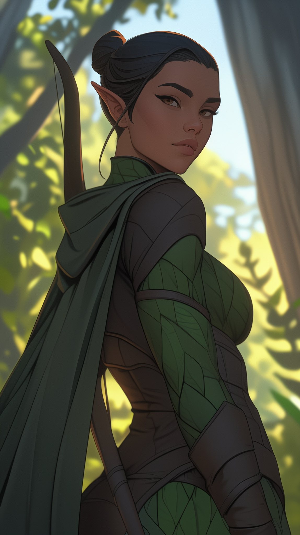 Wood Elf Ranger of the High Forest out hunting for Tressym from ...