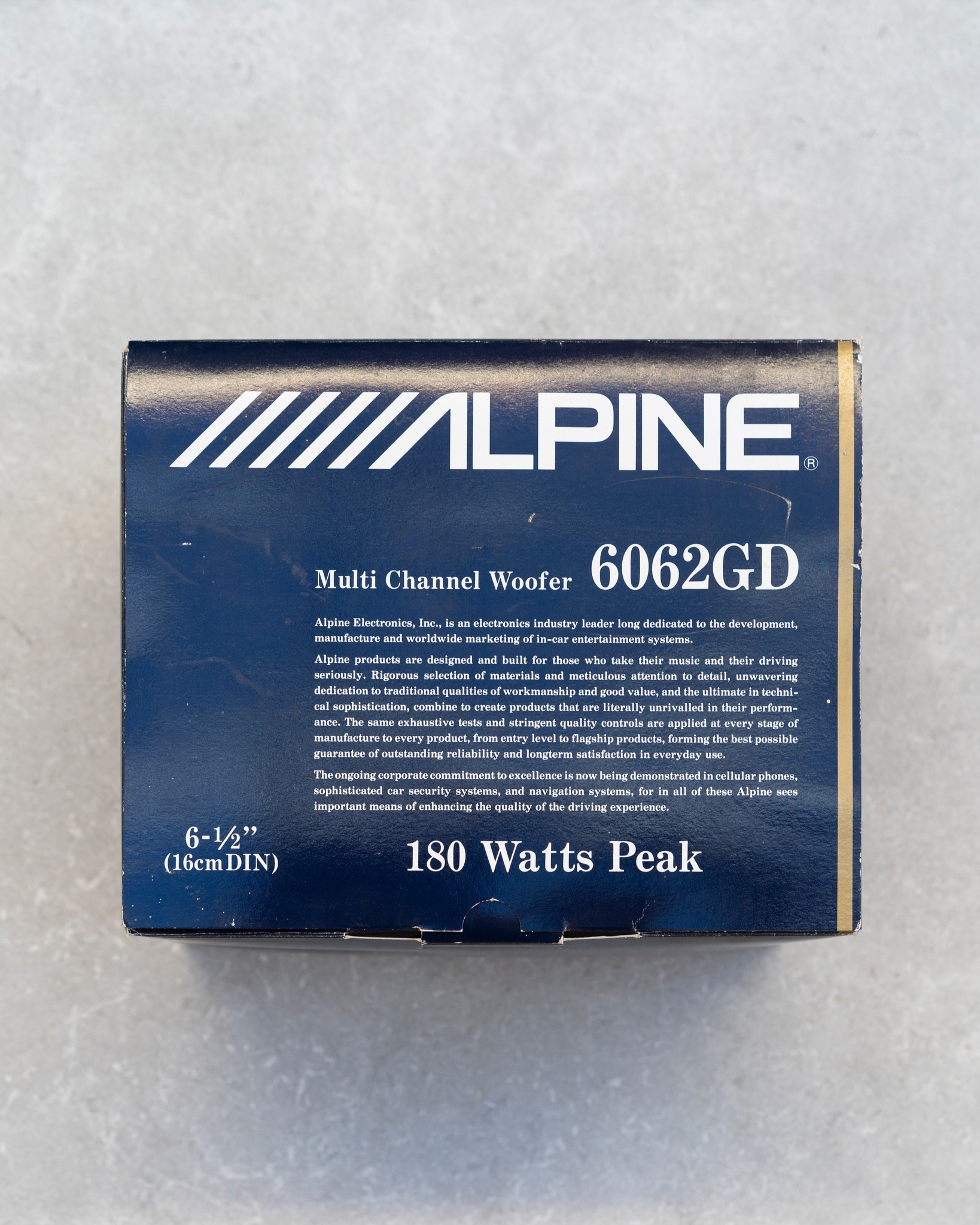 Anybody remember these? The Alpine 6660, 6-1/2 inch Coaxial