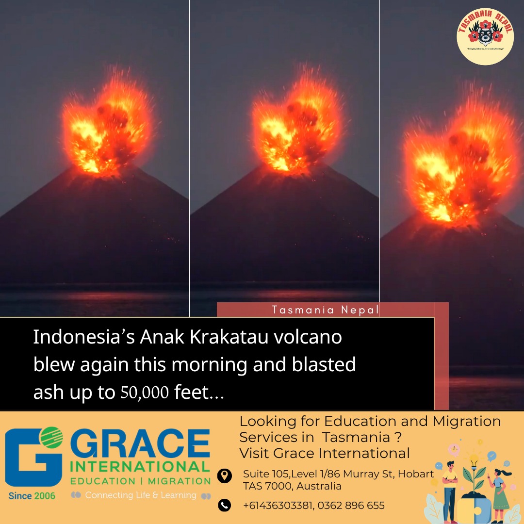 Anak Krakatau volcano eruption disrupts Jakarta flights