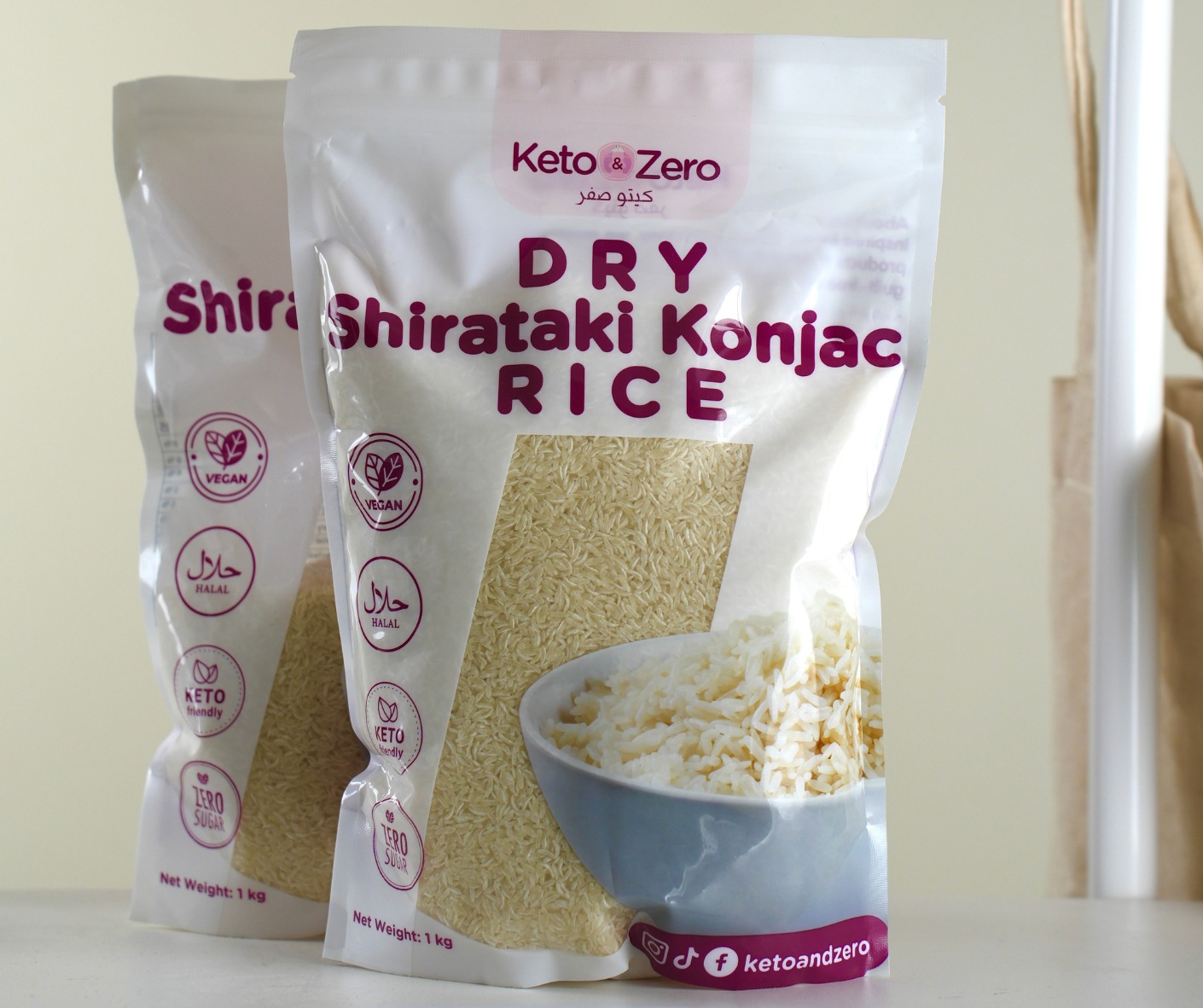 Keto and Zero Dry Shirataki Rice UAE | Al Barsha First