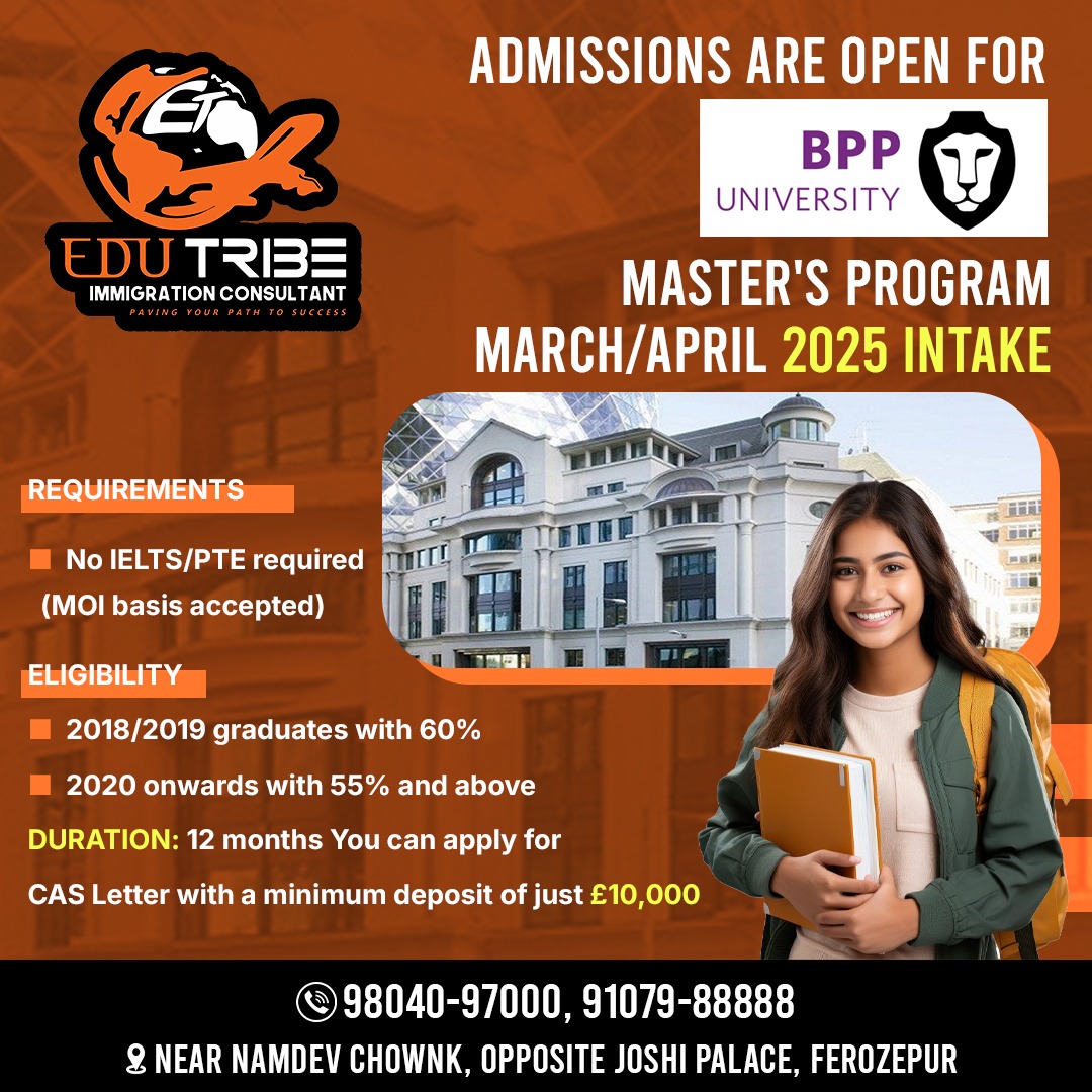 Edu - 📢 Admissions Open for BPP University – March/April 2025 Intake! 🎓 ...