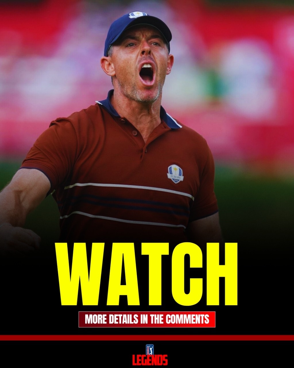 Golf Legends - WATCH: Rory McIlroy reacts strongly, fan... | Facebook