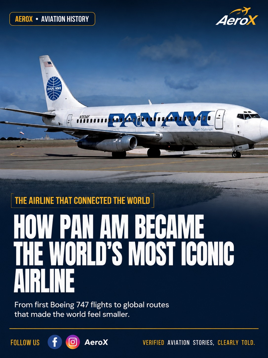 ✈️ Pan Am's Iconic Fleet: 1927–1991 Celebrating the legacy of