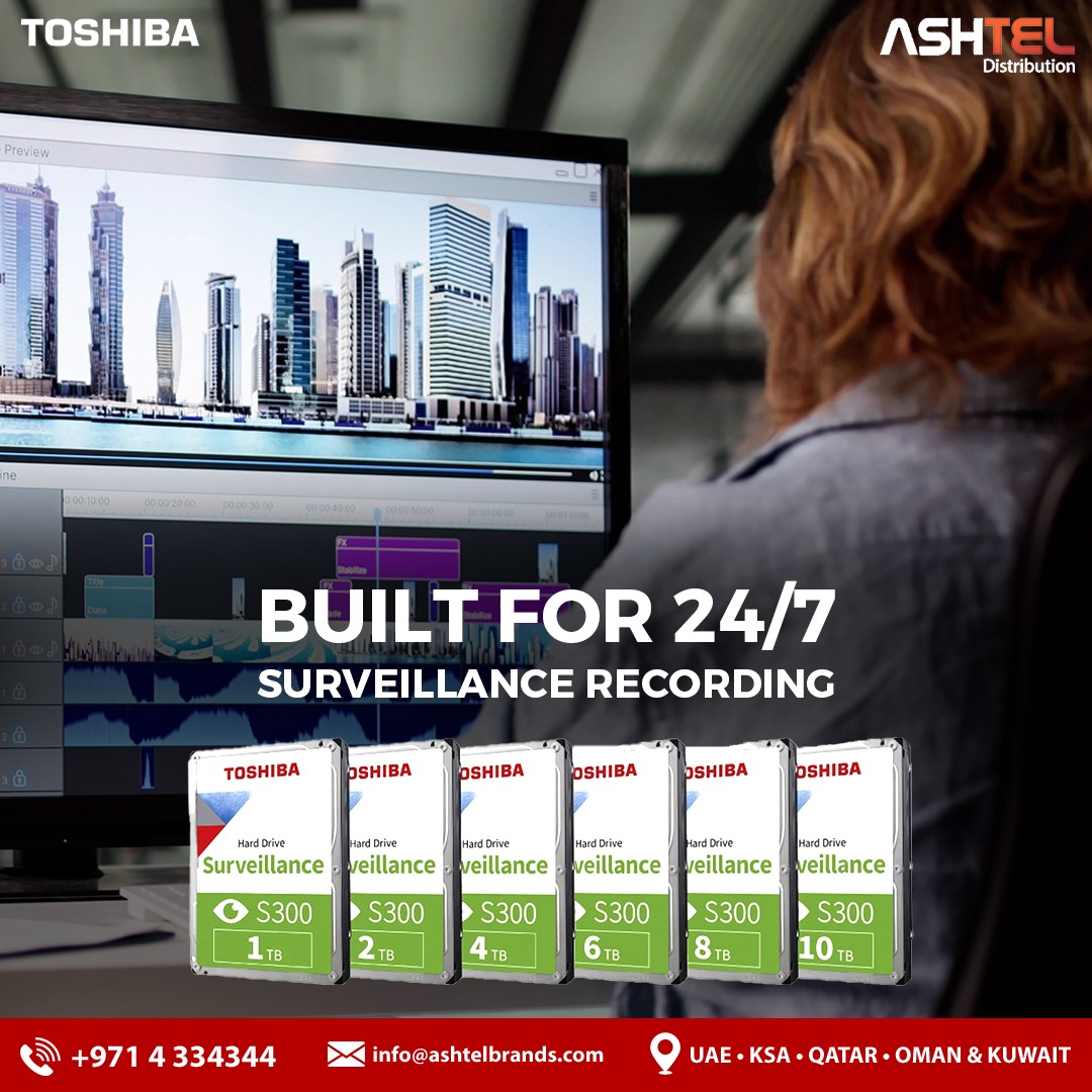Ashtel - The Toshiba S300 Surveillance Hard Drive is engineered for ...