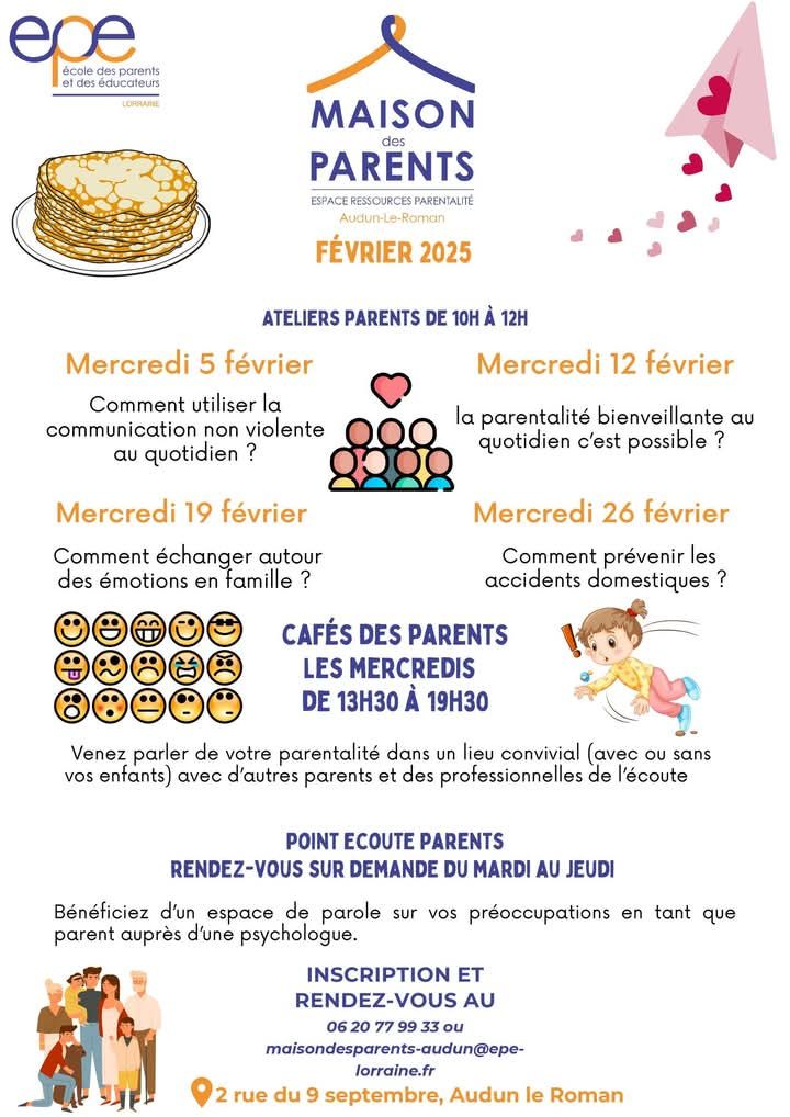 Le programme du mois de février de la... - MSP des 3 Maisons | Facebook
