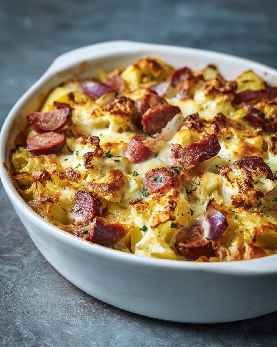 Ievelyn - Zuurkool-ovenschotel met rookworst, spekjes en kaas 🥘🧀 ...