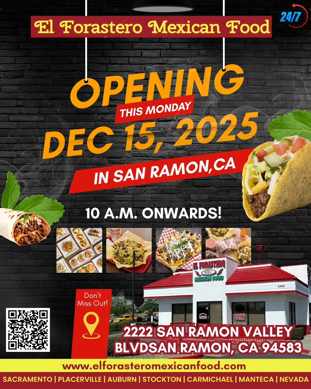 El - San Ramon, get ready! Your new go-to spot for bold flavors, late ...