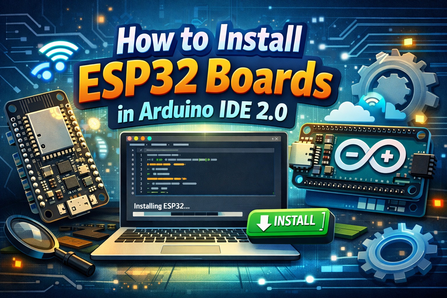 ESP32 ESP8266 For Beginner | How to Install ESP32 Boards in Arduino IDE ...