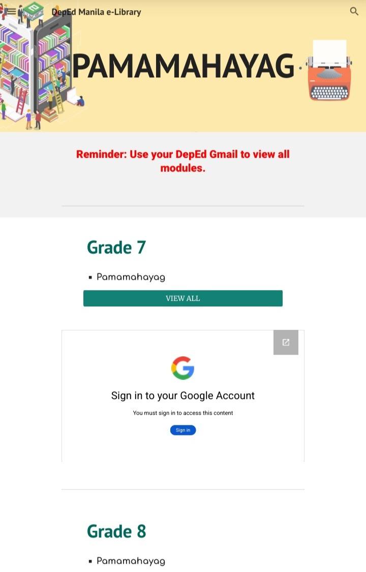 SPJ modules (Grades 7 to 10, English and Filipino) from Baguio City and ...