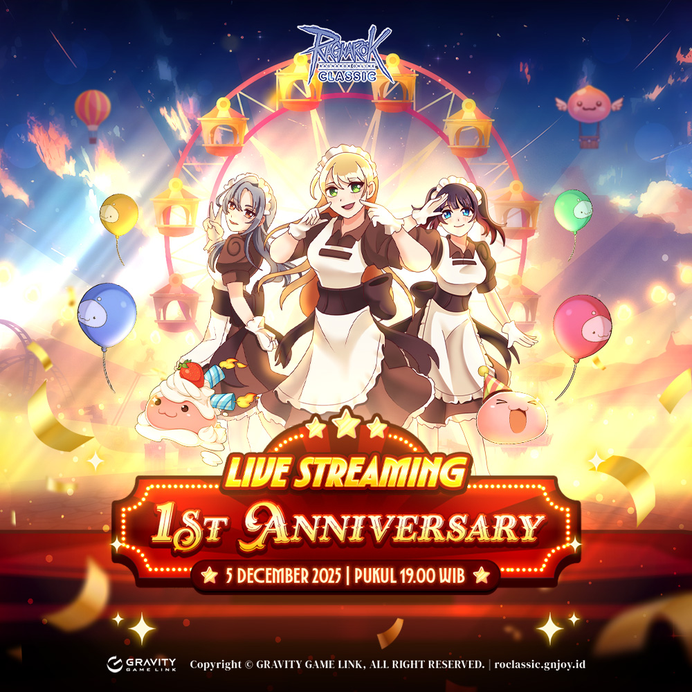 Ragnarok - 🎂 Live Streaming 1st Anniversary Ragnarok Classic 🎂 Ayo kita ...