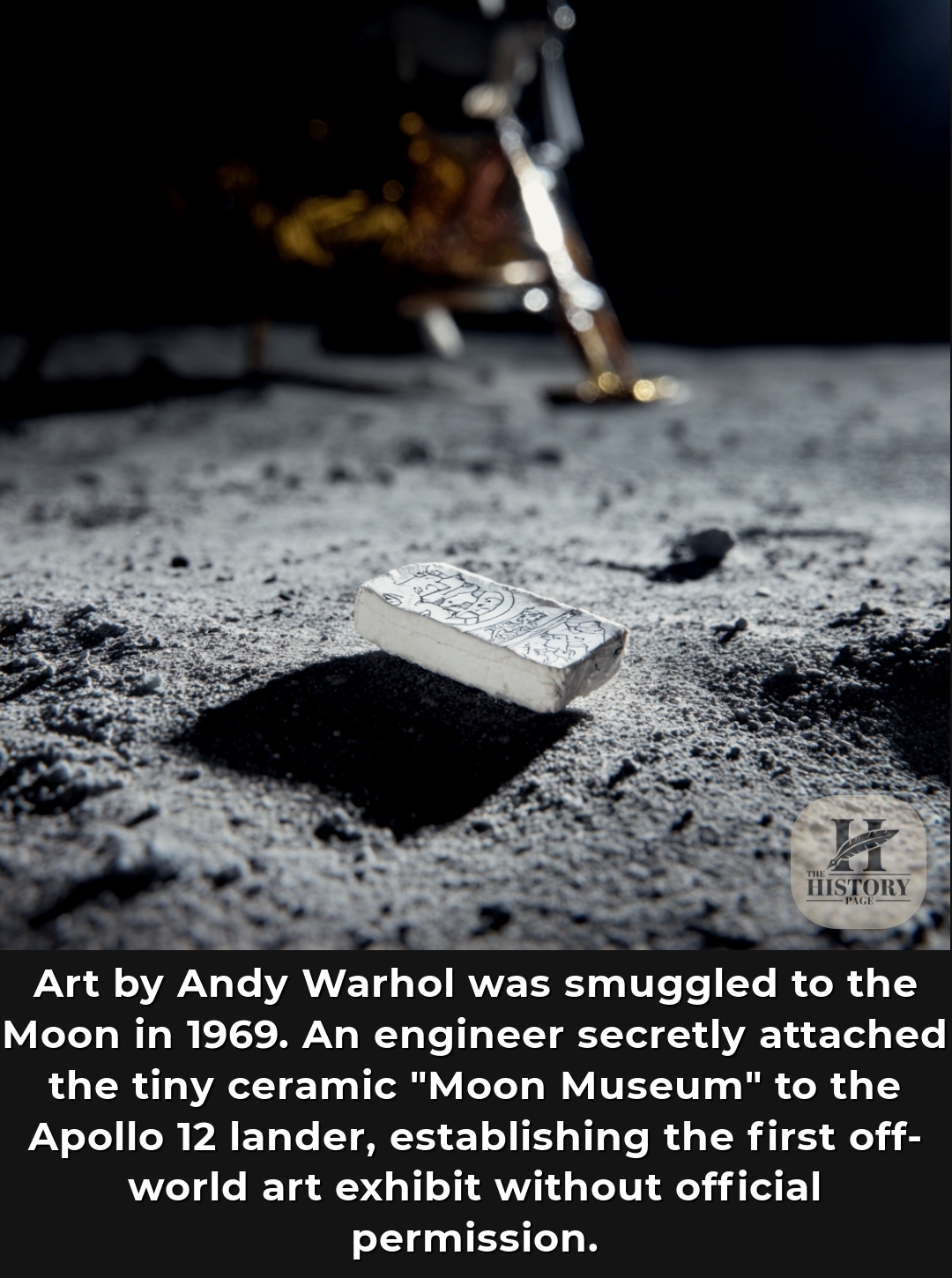 The History - A tiny ceramic chip with art from Andy Warhol was ...