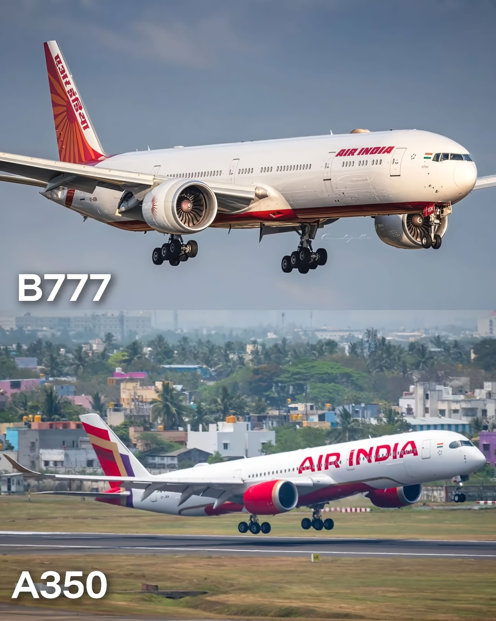 Here I share some detailed photos of the recent model. Air India