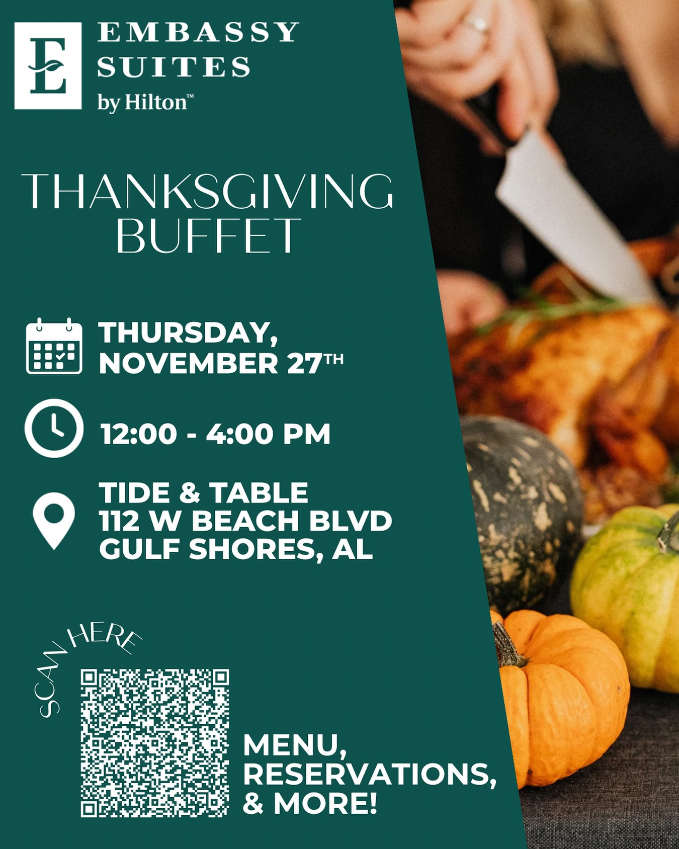 Embassy - Let us take care of Thanksgiving this year!🦃 Gather with ...