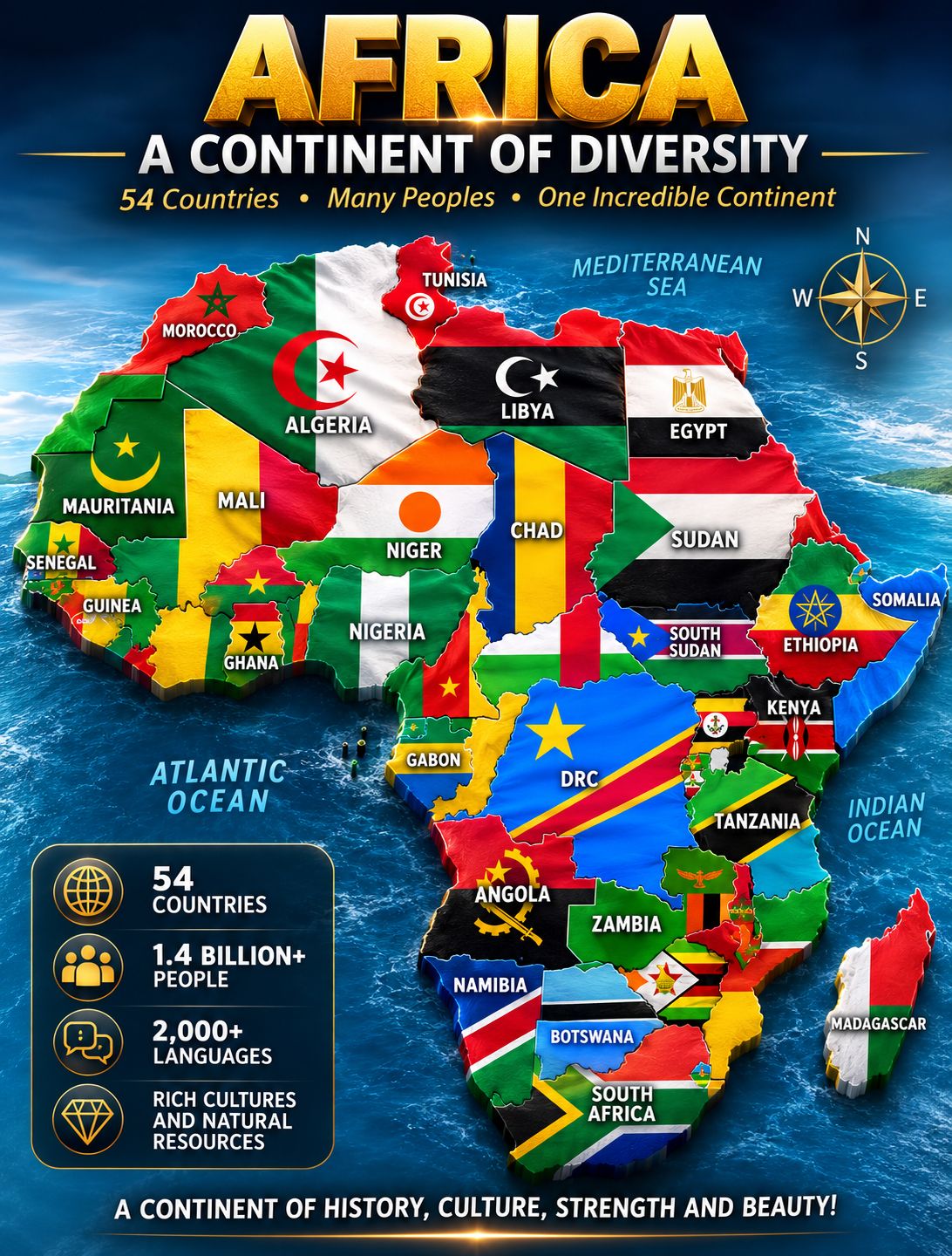 Africa's cultural and geographical diversity