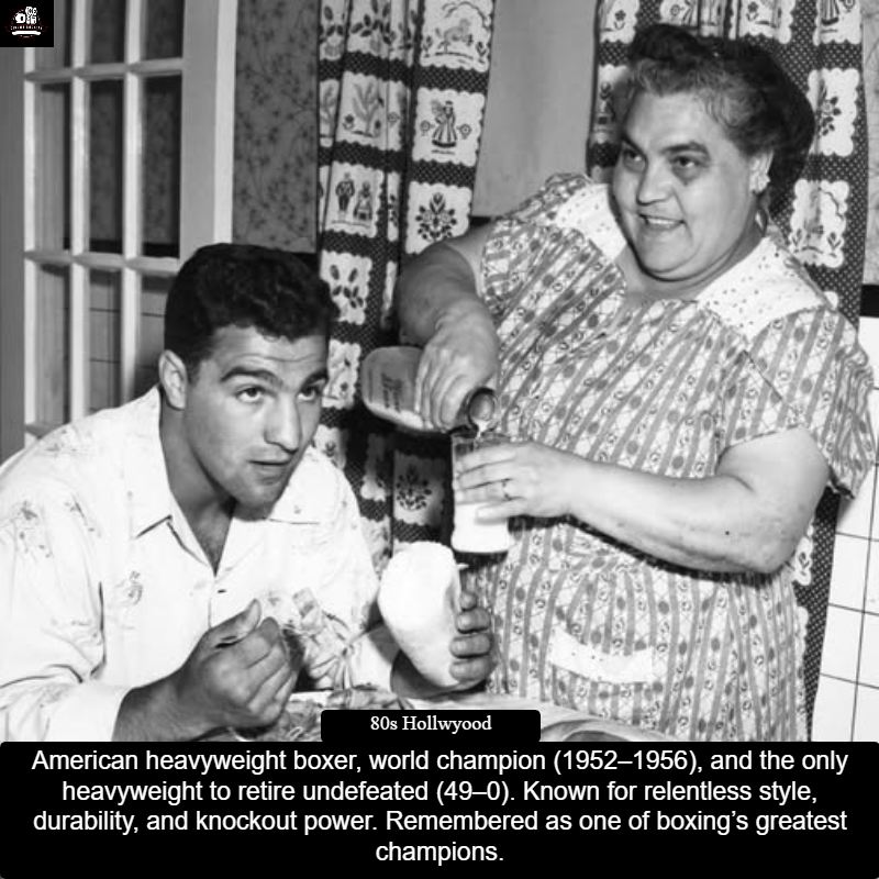80s - Rocky Marciano, born Rocco Francis Marchegiano, was an American ...