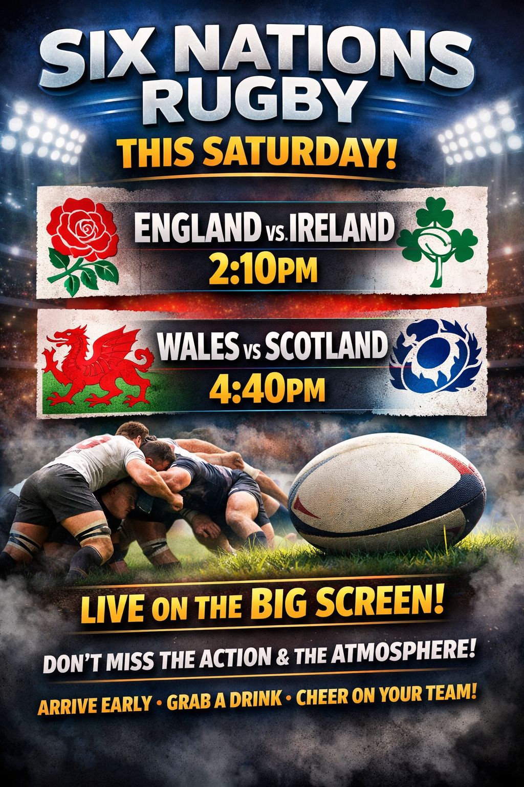 🏉 Six Nations Rugby – This... - The Godolphin Club Helston | Facebook