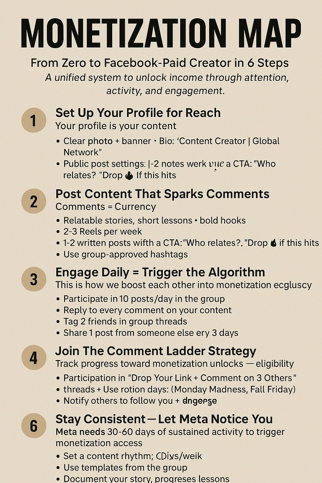 🧭 MONETIZATION MAP From Zero to... - Holly Ann Nicolson | Facebook