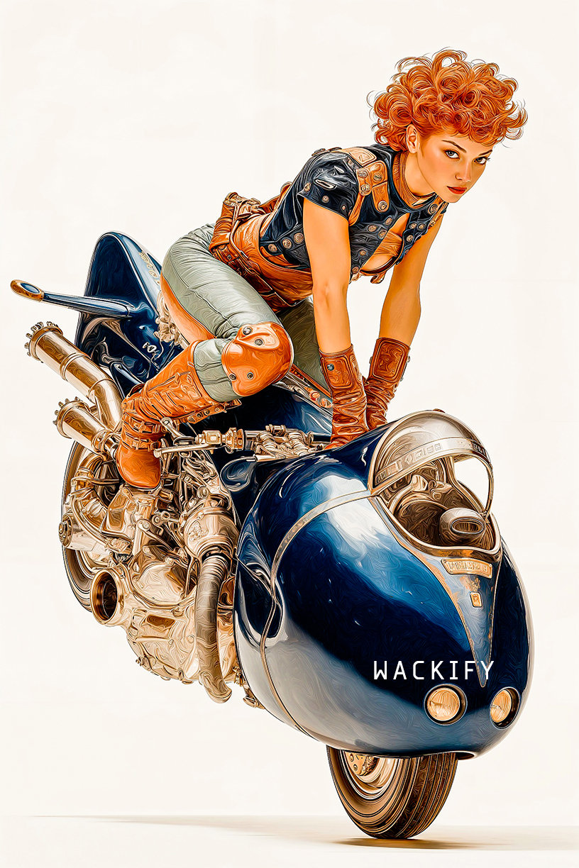 Wackify - The Art of Moto #wackify #pinupart #comicart #fanart # ...