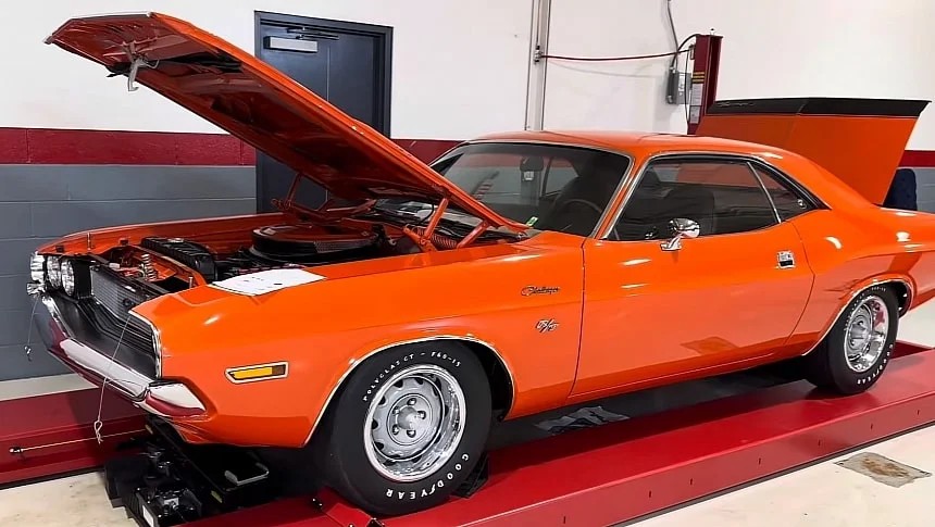 This 1970 Dodge HEMI Challenger R/T is powered by its original