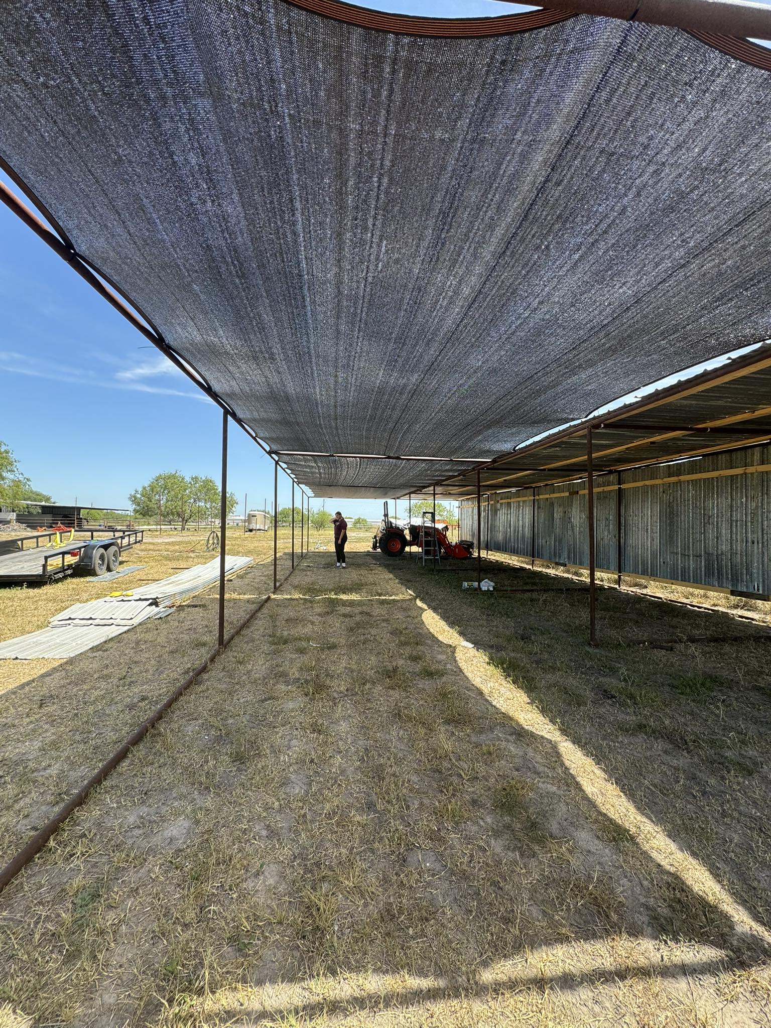 Coleman screen canopy joint tarp II setup complete
