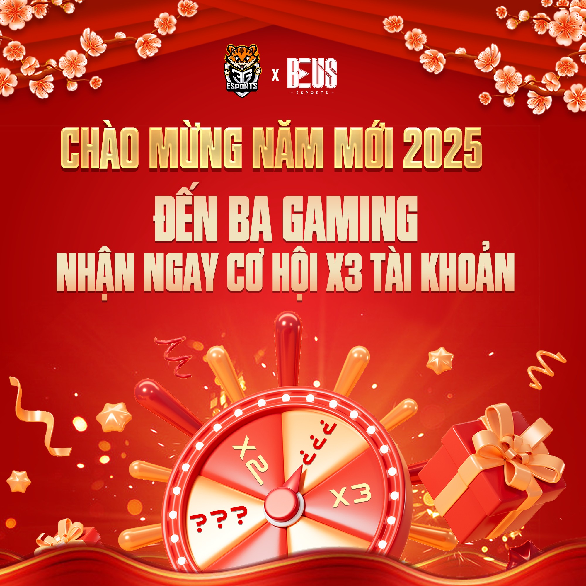 Net BA Gaming - 💥ĐÓN CHÀO NĂM MỚI 2025 - CƠ HỘI X3 TÀI... | Facebook