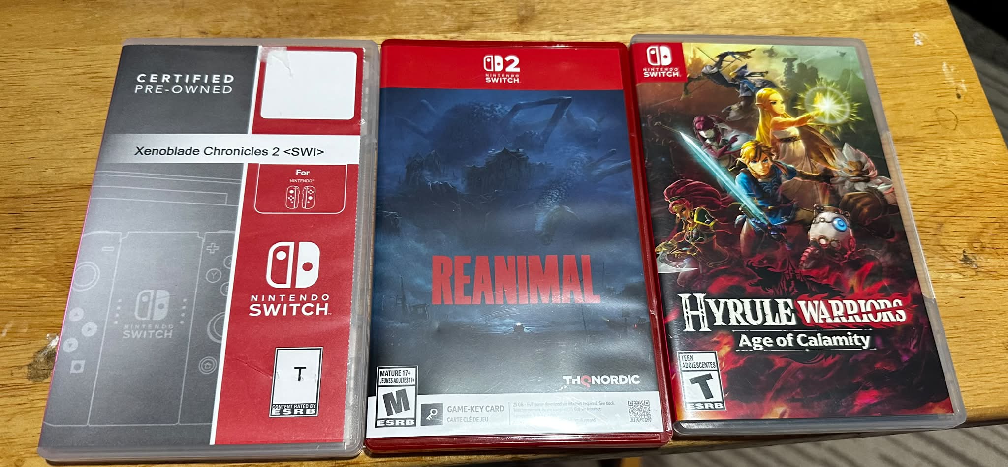 Nintendo Switch games picked up at GameStop for $35 each