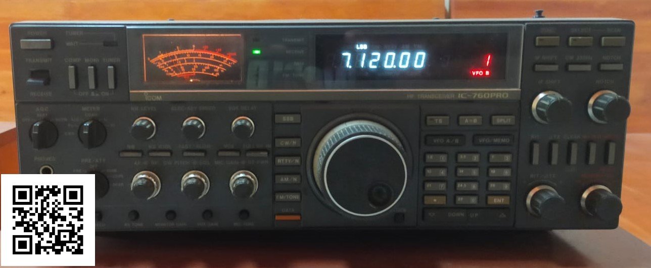 Icom IC-760pro is a full featured, multi-mode HF transceiver for