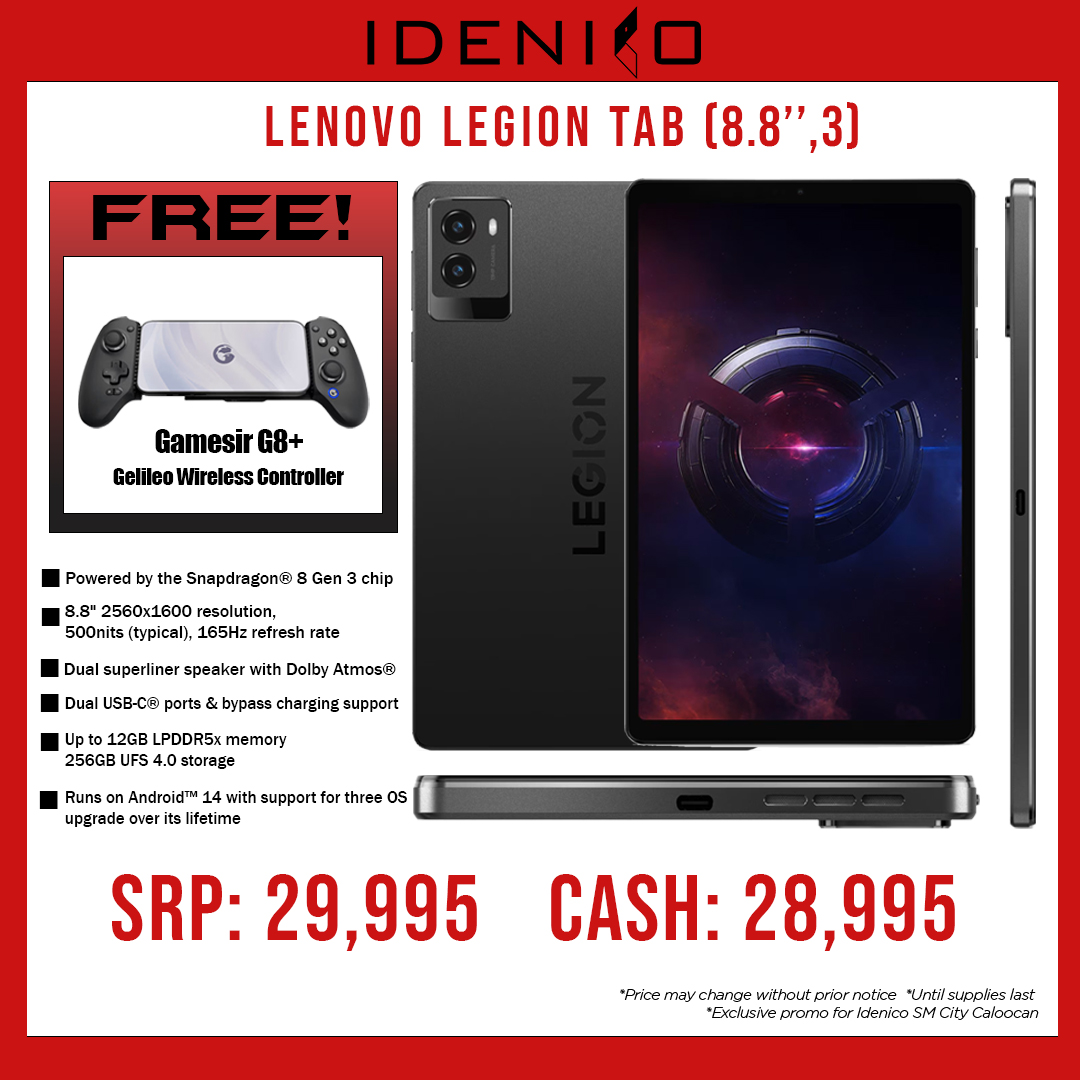 Idenico-SM - Introducing our LENOVO LEGION TAB (8.8