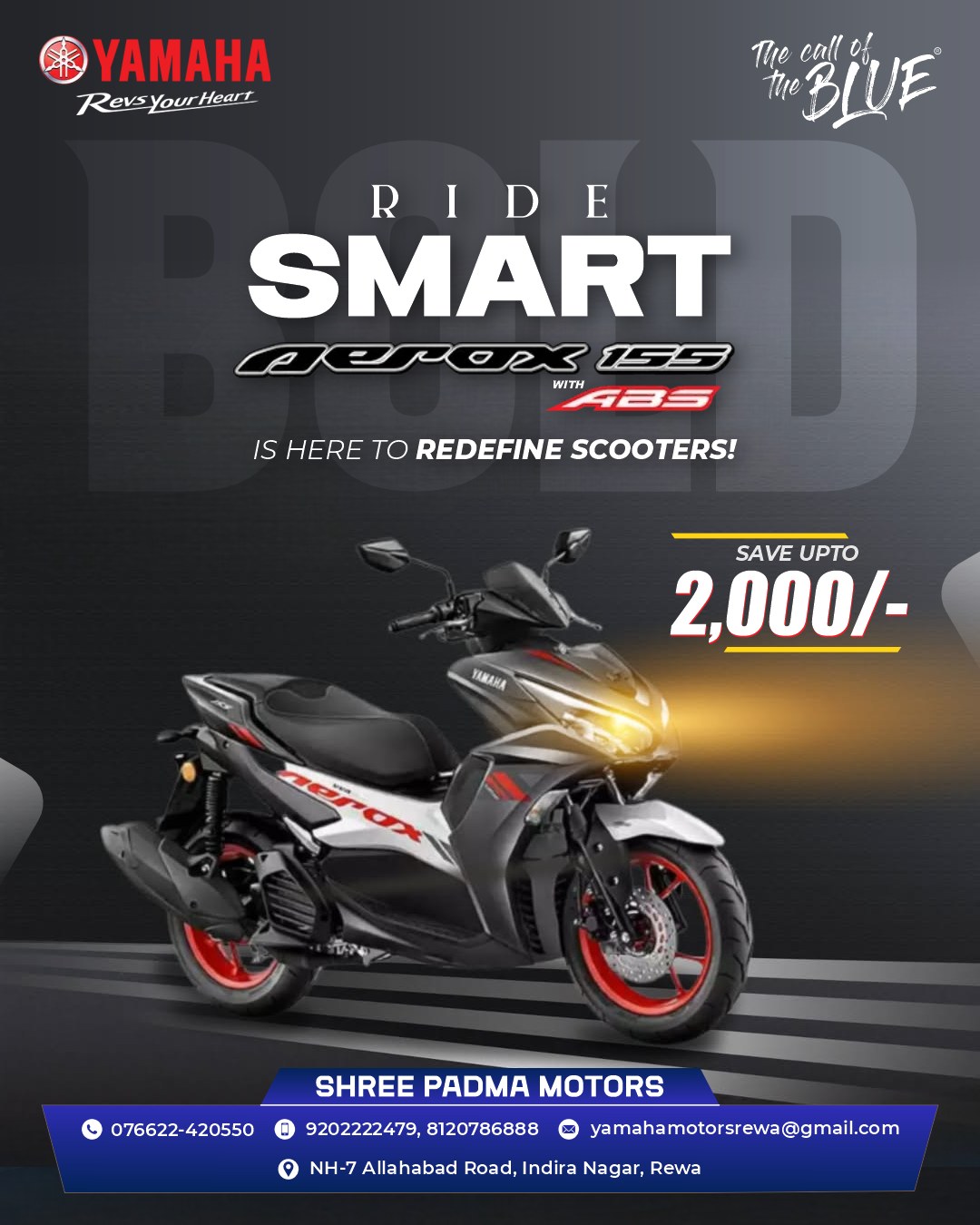 Shree - 🏍️ Ride Bold, Ride Smart with Yamaha Aerox 155! 🔥 Experience ...